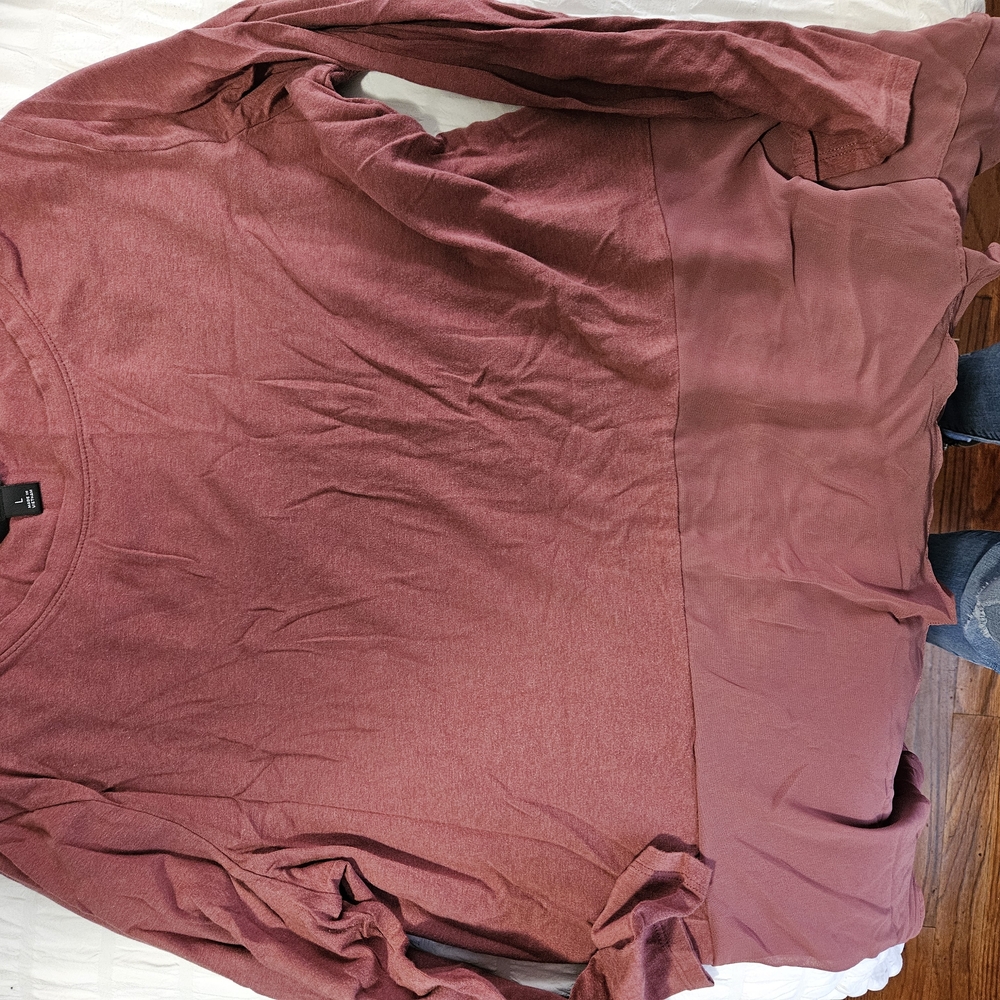 H&M Mauve Long Sleeve Top